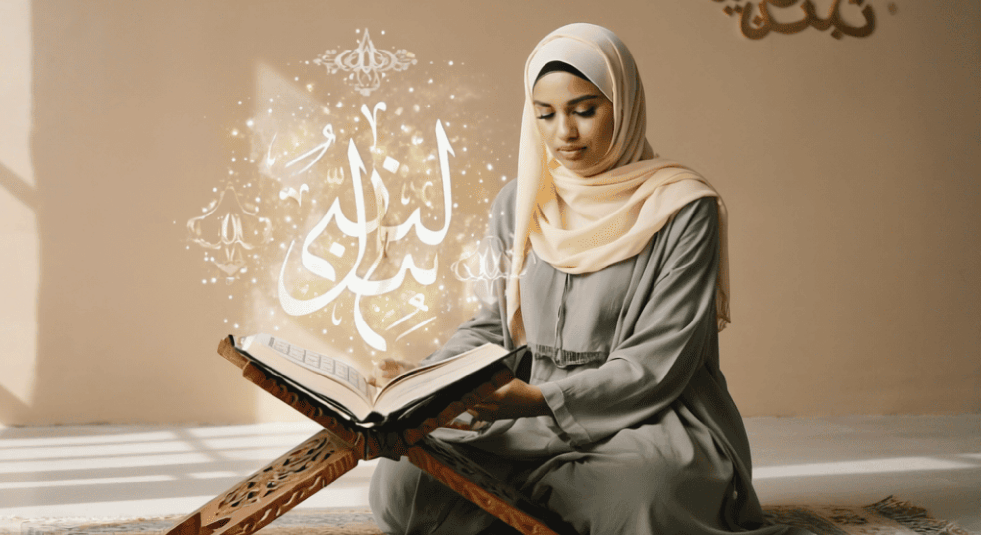 Calligraphie arabe ornementée — la langue arabe au féminin : poésie, sciences, militantisme