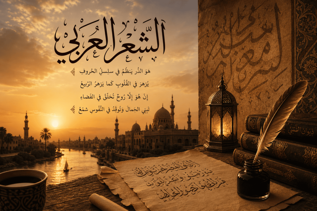 La poésie arabe : quand les mots étaient suspendus aux étoiles